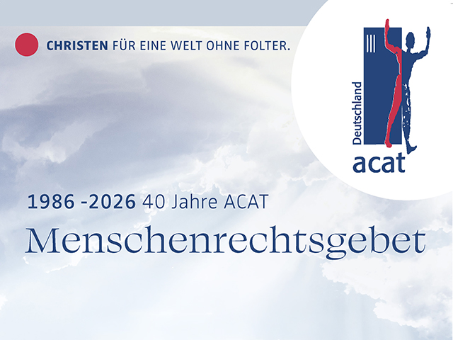 40 Jahre ACAT Menschenrechtsgebet